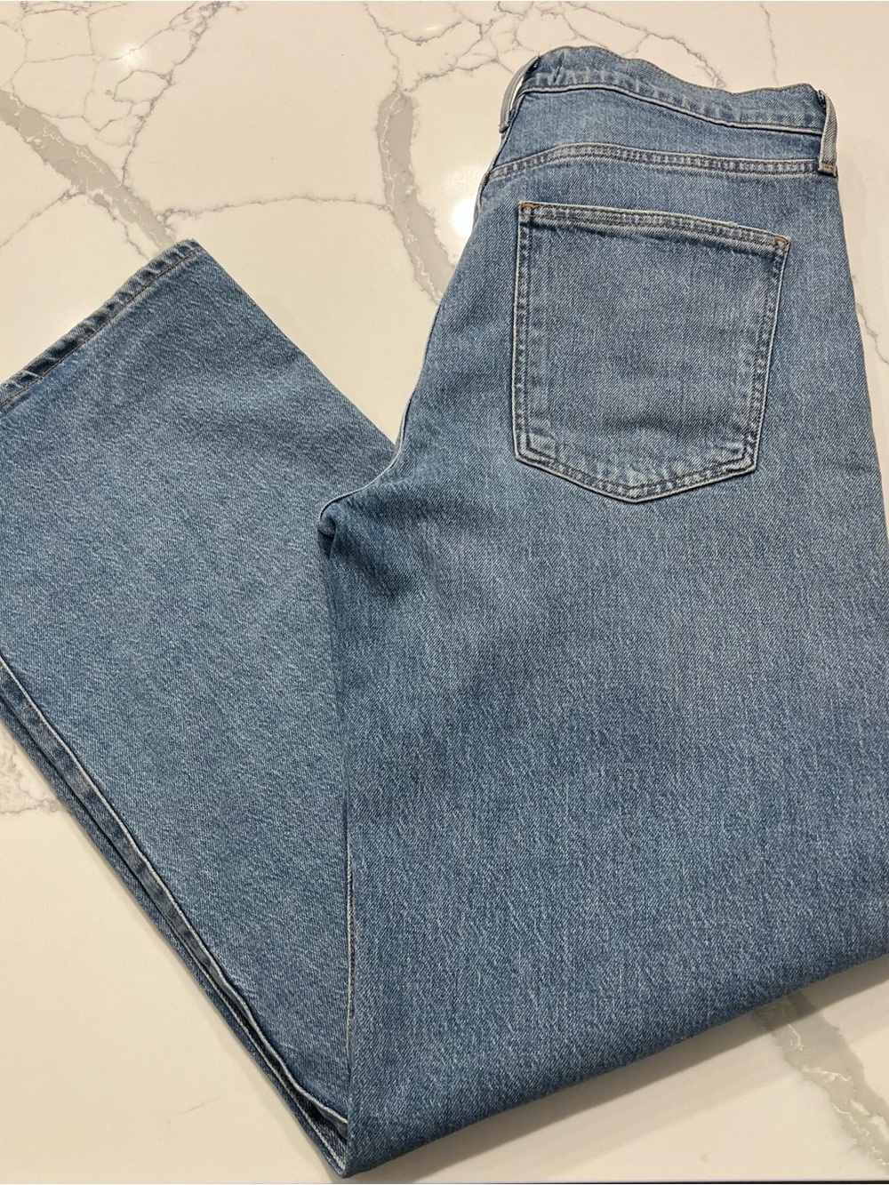 AGOLDE Women's HARPER Blue Straight Leg Jeans - Size 29 ❤️*Price is firm*